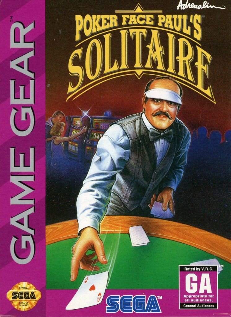 Poker Face Paul's Solitaire - SEGA GameGear [Pre-Owned] Video Games Adrenalin Interactive   