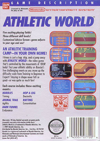 Athletic World NES Nintendo Entertainment System Pre Owned