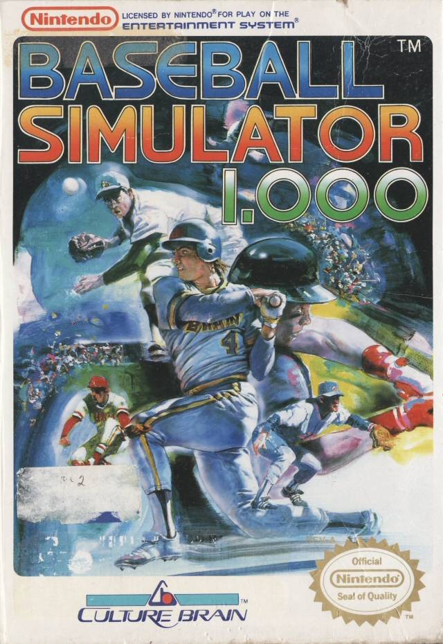 Baseball Simulator 1.000 - (NES) Nintendo Entertainment System [Pre-Owned] Video Games Culture Brain   