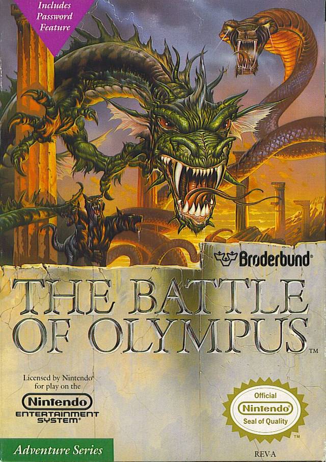 The Battle of Olympus - (NES) Nintendo Entertainment System [Pre-Owned] Video Games Broderbund   