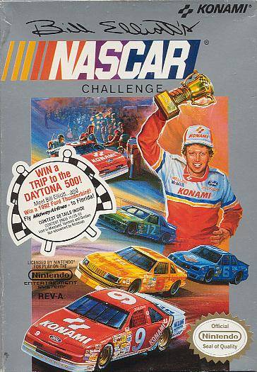 Bill Elliott's NASCAR Challenge - (NES) Nintendo Entertainment System [Pre-Owned] Video Games Konami   