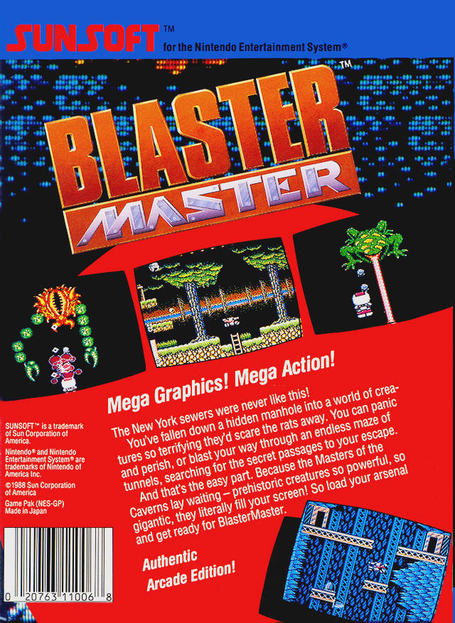 Blaster Master - (NES) Nintendo Entertainment System [Pre-Owned] Video Games SunSoft   