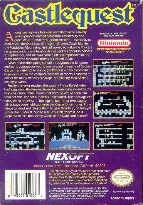 Castlequest - (NES) Nintendo Entertainment System [Pre-Owned] Video Games Nexoft   
