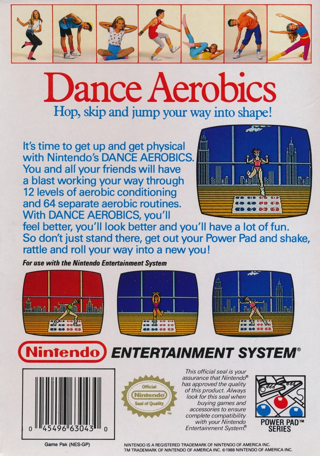 Dance Aerobics - (NES) Nintendo Entertainment System [Pre-Owned] Video Games Nintendo   
