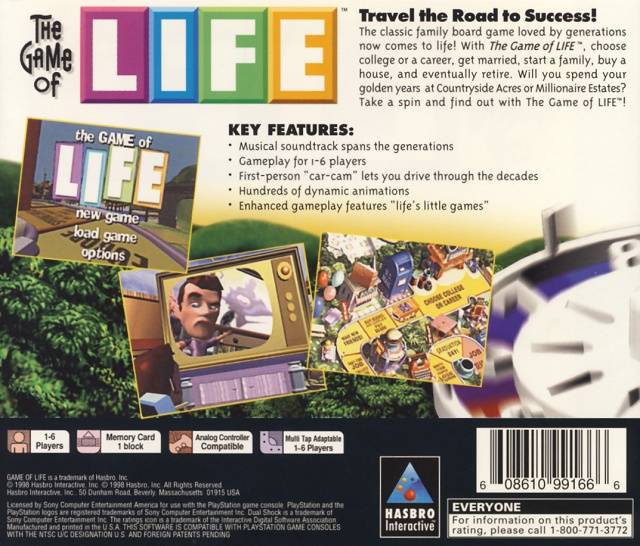 The Game of Life - (PS1) PlayStation 1 [Pre-Owned] Video Games Hasbro Interactive   