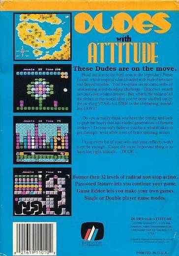 Dudes With Attitude - (NES) Nintendo Entertainment System [Pre-Owned] Video Games American Video Entertainment   
