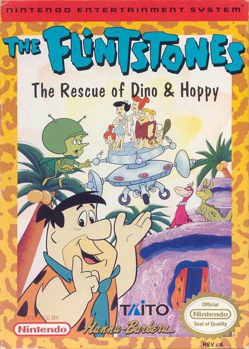 The Flintstones: The Rescue of Dino & Hoppy - (NES) Nintendo Entertainment System [Pre-Owned] Video Games Taito Corporation   
