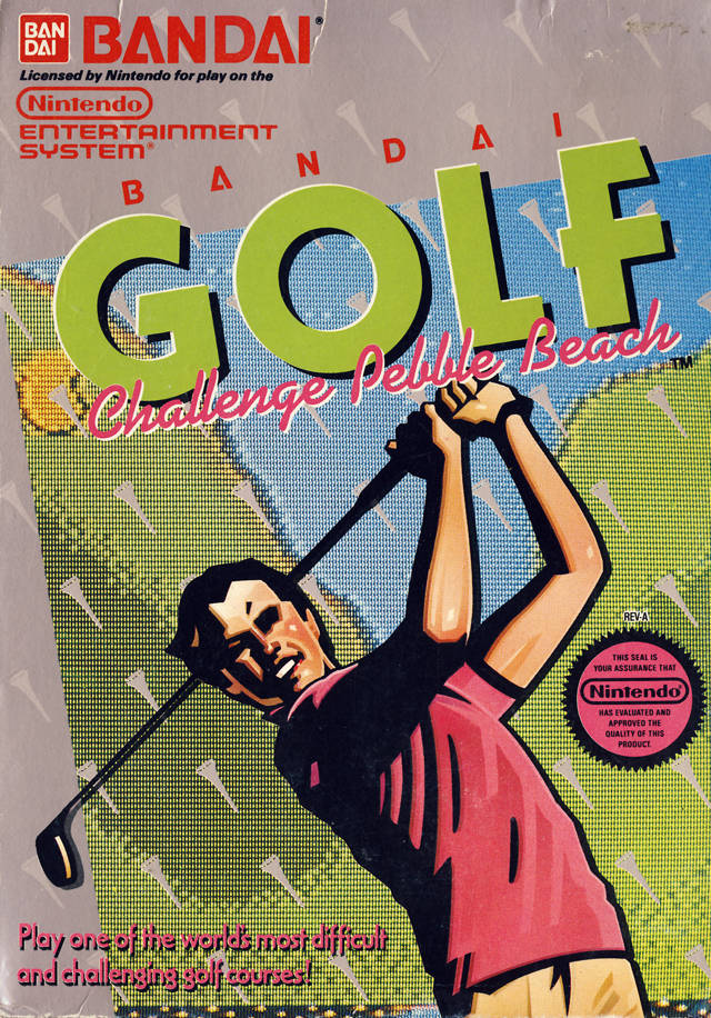 Bandai Golf: Challenge Pebble Beach - (NES) Nintendo Entertainment System [Pre-Owned] Video Games Bandai   