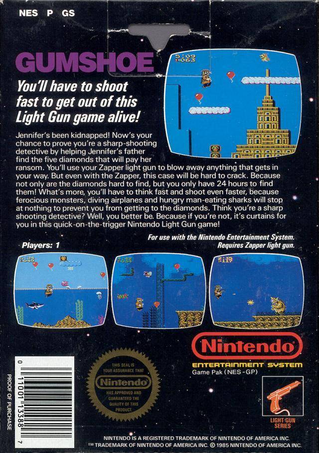 Gumshoe - (NES) Nintendo Entertainment System [Pre-Owned] Video Games Nintendo   