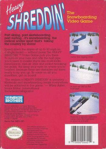 Heavy Shreddin' - (NES) Nintendo Entertainment System [Pre-Owned] Video Games Parker Brothers   
