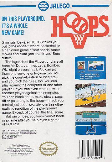 Hoops - (NES) Nintendo Entertainment System [Pre-Owned] Video Games Jaleco Entertainment   
