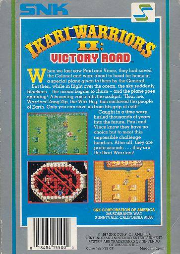 Ikari Warriors II: Victory Road - (NES) Nintendo Entertainment System [Pre-Owned] Video Games SNK   