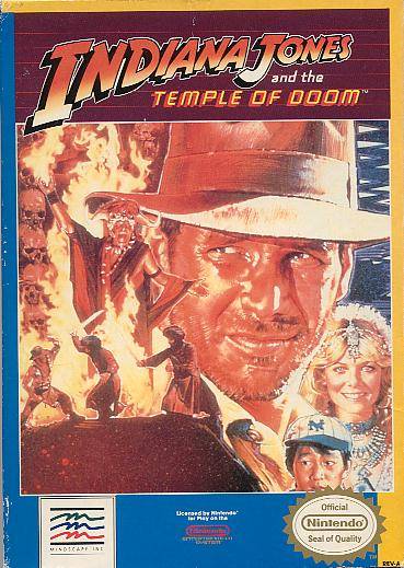 Indiana Jones and the Temple of Doom - (NES) Nintendo Entertainment System [Pre-Owned] Video Games Mindscape   