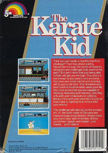 The Karate Kid - (NES) Nintendo Entertainment System [Pre-Owned] Video Games LJN Ltd.   