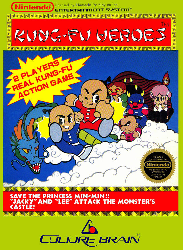 Kung-Fu Heroes - (NES) Nintendo Entertainment System [Pre-Owned] Video Games Culture Brain   
