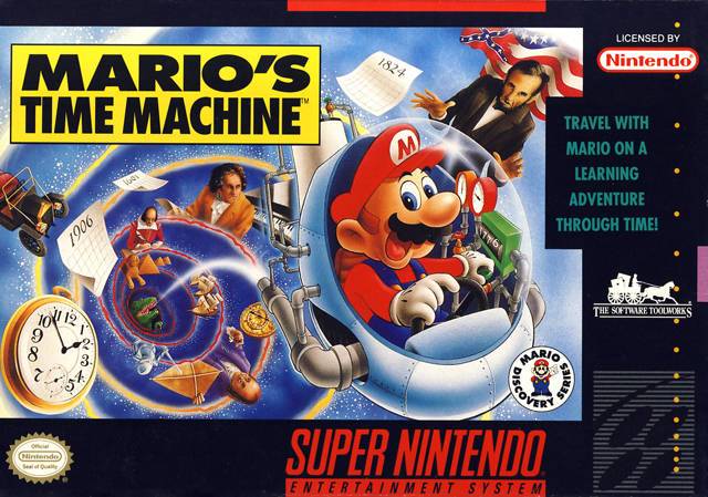 Mario's Time Machine - (SNES) Super Nintendo [Pre-Owned] Video Games Mindscape   