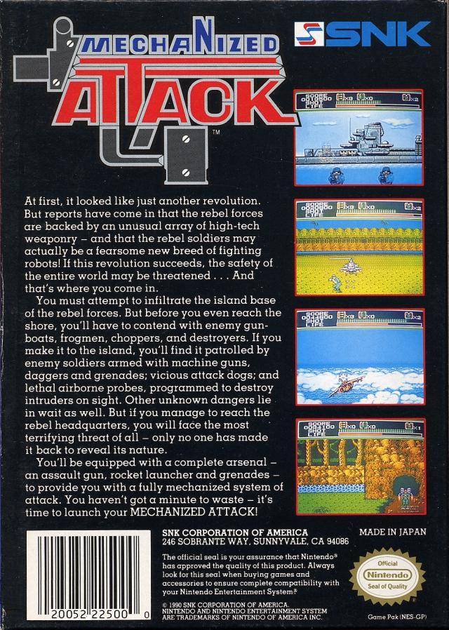 Mechanized Attack - (NES) Nintendo Entertainment System [Pre