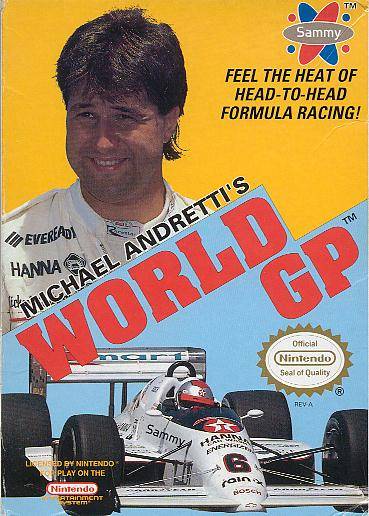 Michael Andretti's World Grand Prix - (NES) Nintendo Entertainment System [Pre-Owned] Video Games American Sammy   