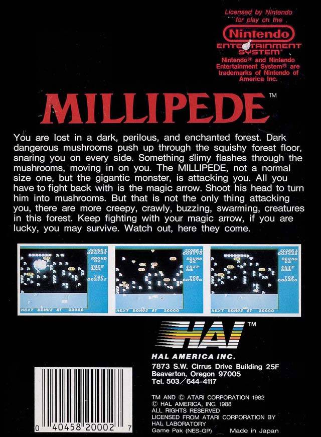 Millipede - (NES) Nintendo Entertainment System [Pre-Owned] Video Games HAL Labs   