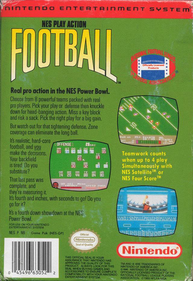 NES Play Action Football - (NES) Nintendo Entertainment System [Pre-Owned] Video Games Nintendo   