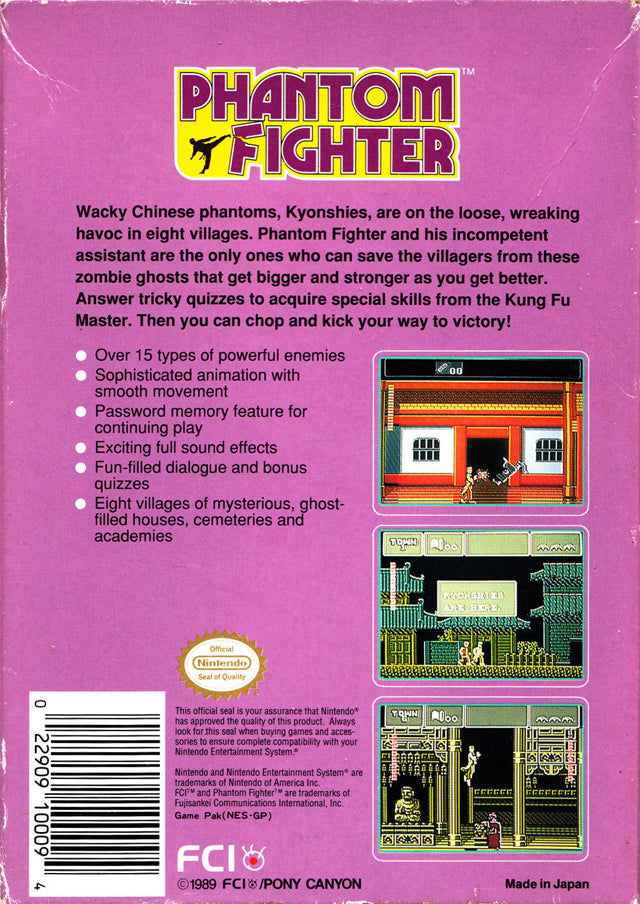 Phantom Fighter - (NES) Nintendo Entertainment System [Pre-Owned] Video Games FCI, Inc.   