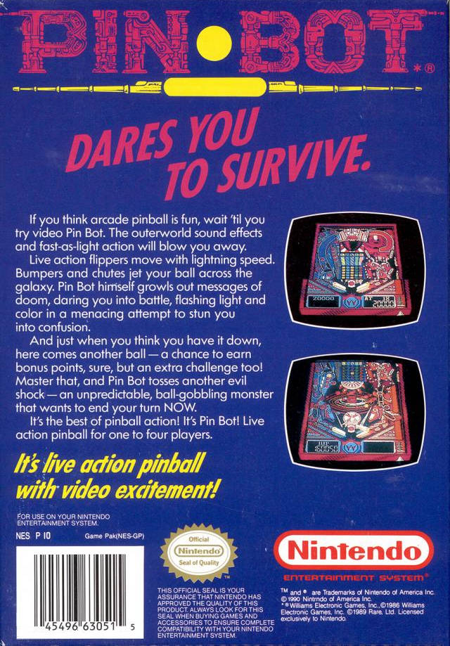 Pinbot - (NES) Nintendo Entertainment System [Pre-Owned] Video Games Nintendo   