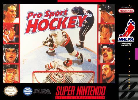 Pro Sport Hockey - (SNES) Super Nintendo [Pre-Owned] Video Games Jaleco Entertainment   