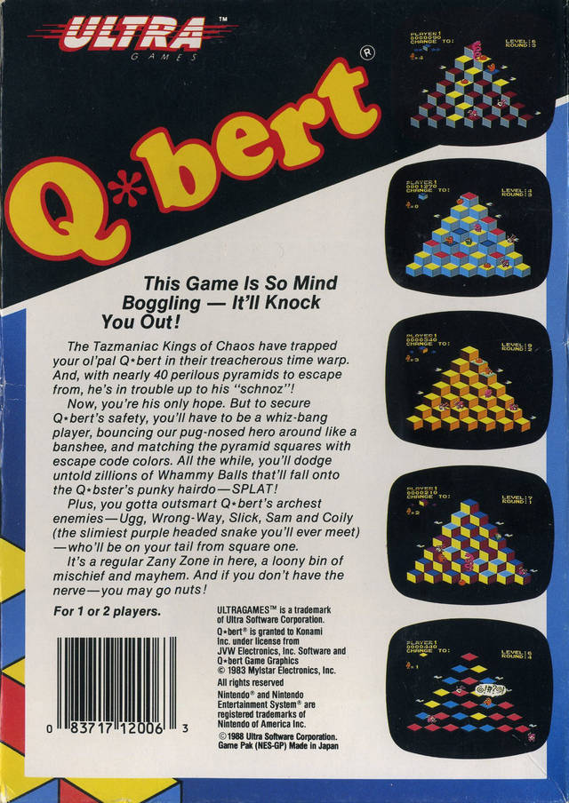Q*bert - (NES) Nintendo Entertainment System [Pre-Owned] Video Games Ultra   