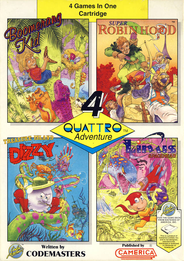 Quattro Adventure - (NES) Nintendo Entertainment System [Pre-Owned] Video Games Camerica   