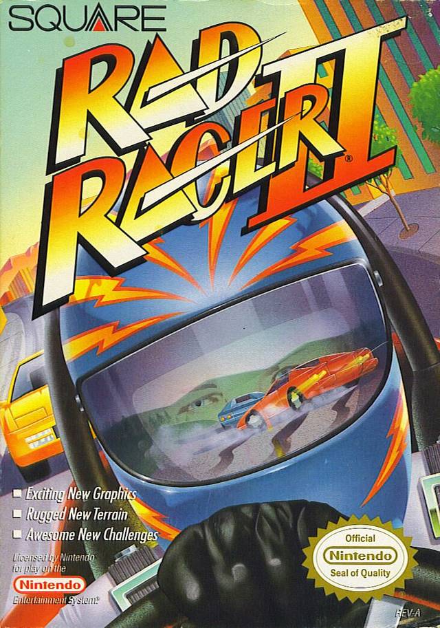 Rad Racer II - (NES) Nintendo Entertainment System [Pre-Owned] Video Games SquareSoft   
