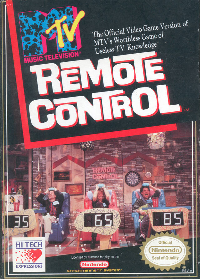 MTV's Remote Control - (NES) Nintendo Entertainment System [Pre-Owned] Video Games Hi-Tech   