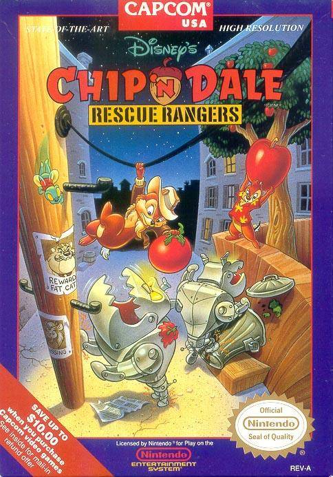 Disney's Chip 'n Dale: Rescue Rangers - (NES) Nintendo Entertainment System [Pre-Owned] Video Games Capcom   