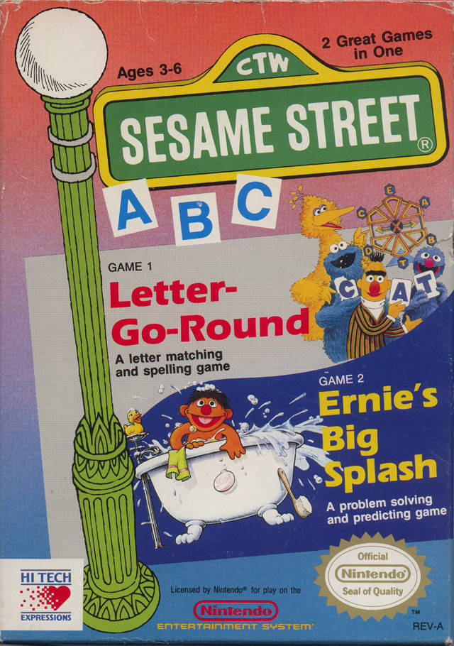Sesame Street: ABC - (NES) Nintendo Entertainment System [Pre-Owned] Video Games Hi Tech Expressions   