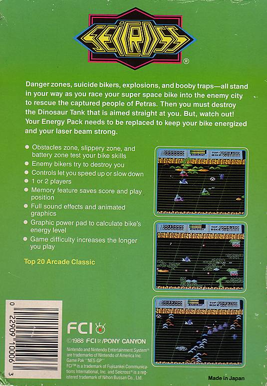 Seicross - (NES) Nintendo Entertainment System [Pre-Owned] Video Games FCI, Inc.   