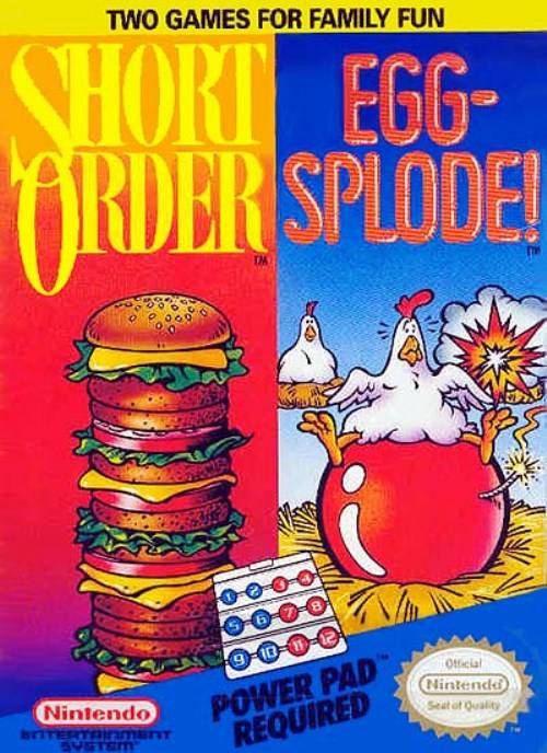 Short Order / Eggsplode! - (NES) Nintendo Entertainment System [Pre-Owned] Video Games Nintendo   