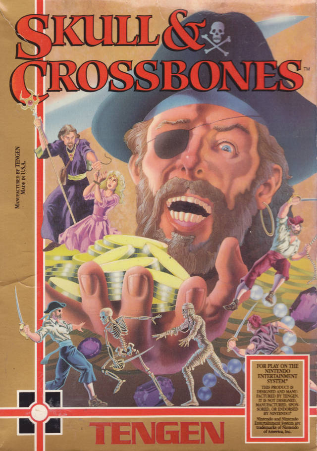 Skull & Crossbones (Tengen) - (NES) Nintendo Entertainment System [Pre-Owned] Video Games Tengen   