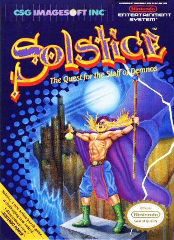 Solstice: The Quest for the Staff of Demnos - (NES) Nintendo Entertainment System [Pre-Owned] Video Games Sony Imagesoft   