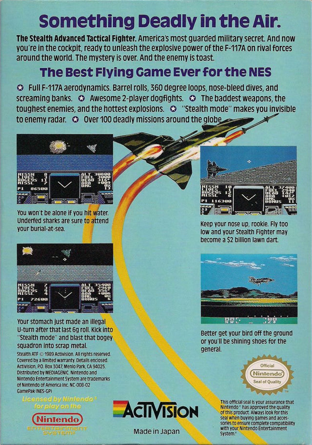 Stealth ATF - (NES) Nintendo Entertainment System [Pre-Owned] Video Games Activision   