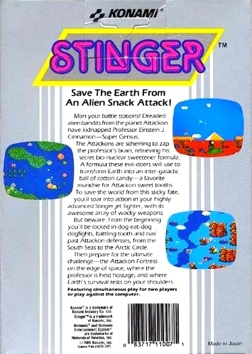 Stinger - (NES) Nintendo Entertainment System [Pre-Owned] Video Games Konami   