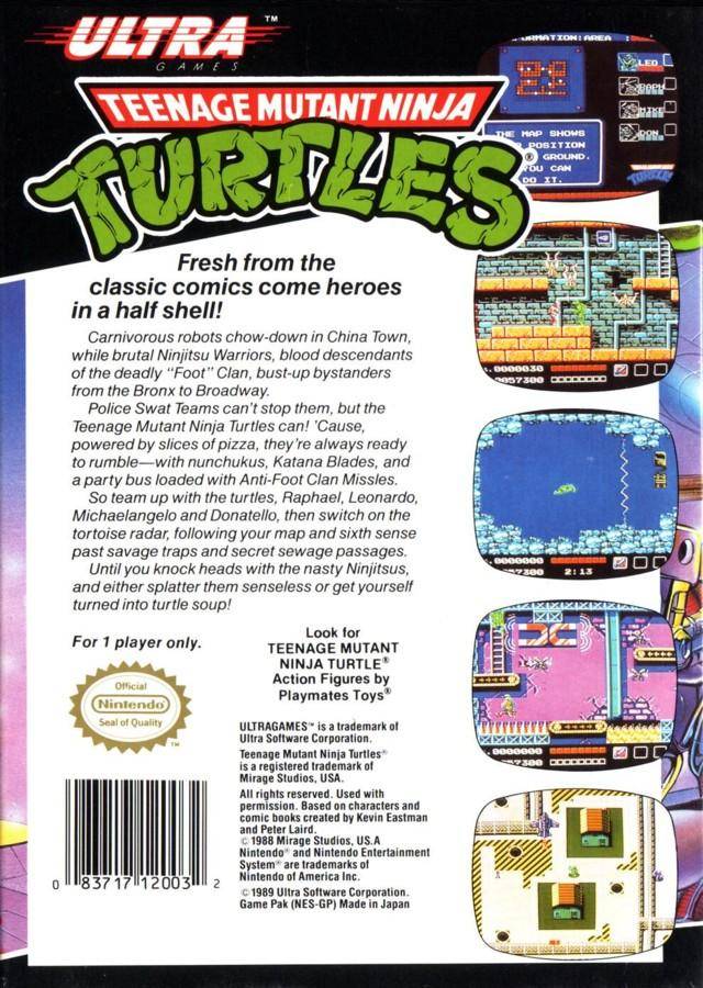 Teenage Mutant Ninja Turtles - (NES) Nintendo Entertainment System [Pre-Owned] Video Games Ultra   