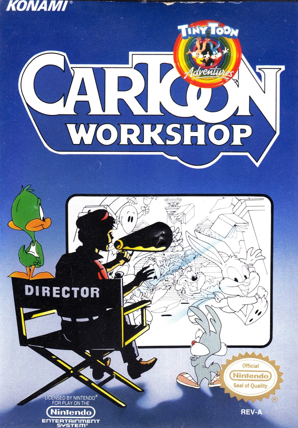Tiny Toon Adventures: Cartoon Workshop - (NES) Nintendo Entertainment System [Pre-Owned] Video Games Konami   