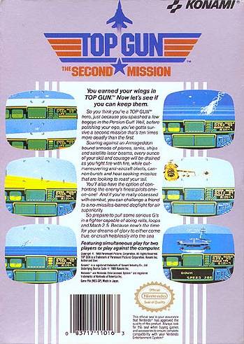 Top Gun: The Second Mission - (NES) Nintendo Entertainment System [Pre-Owned] Video Games Konami   