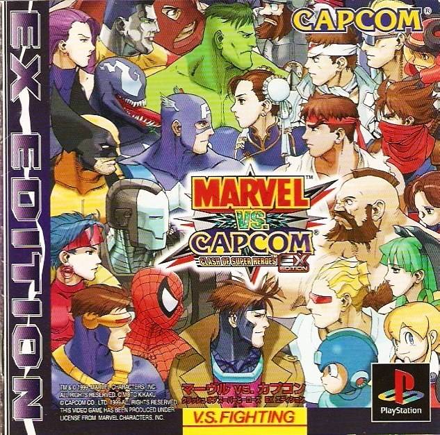 Marvel vs. Capcom: Clash of Super Heroes EX Edition - (PS1) PlayStation 1 (Japanese Import) [Pre-Owned] Video Games Capcom   