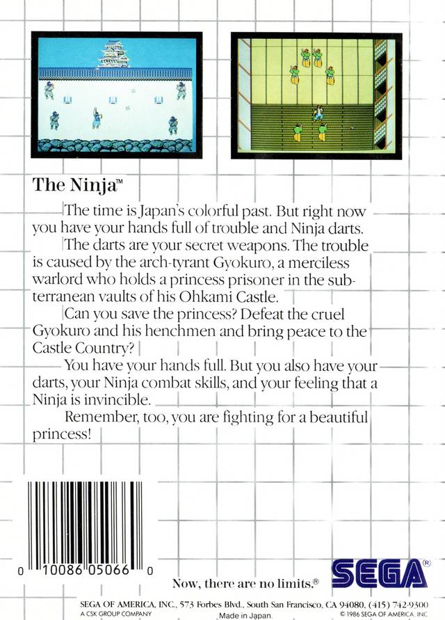 The Ninja - (SMS) SEGA Master System [Pre-Owned] Video Games Sega   