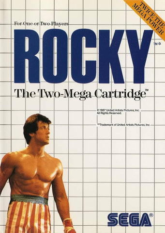 Rocky - SEGA Master System  [Pre-Owned] Video Games Sega   
