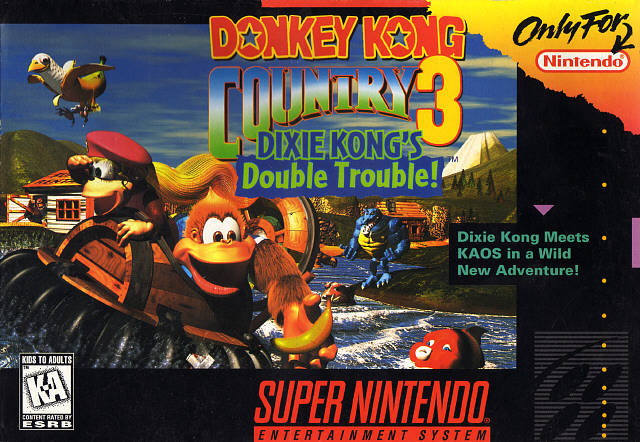 Donkey Kong Country 3: Dixie Kong's Double Trouble - (SNES