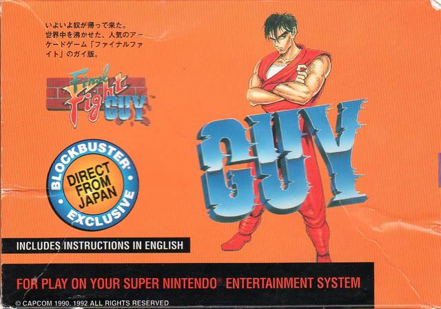 Final Fight Guy - (SNES) Super Nintendo [Pre-Owned] | J&L Game