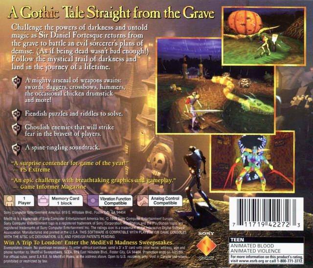 MediEvil - (PS1) PlayStation 1 [Pre-Owned] Video Games SCEA   