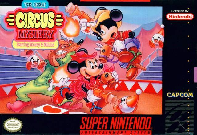 The Great Circus Mystery Starring Mickey & Minnie - (SNES) Super Nintendo [Pre-Owned] Video Games Capcom   