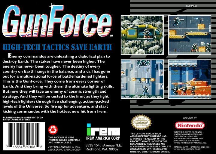 GunForce - (SNES) Super Nintendo [Pre-Owned] Video Games Nintendo   